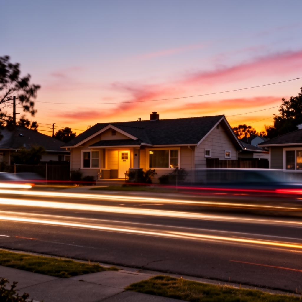 Day-long timelapse light trails